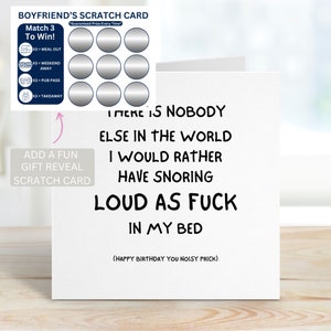 Boyfriend Birthday Gift, Boyfriend Birthday Card, Funny Boyfriend Birthday Card, Boyfriend Gift, Birthday Card Boyfriend image 3