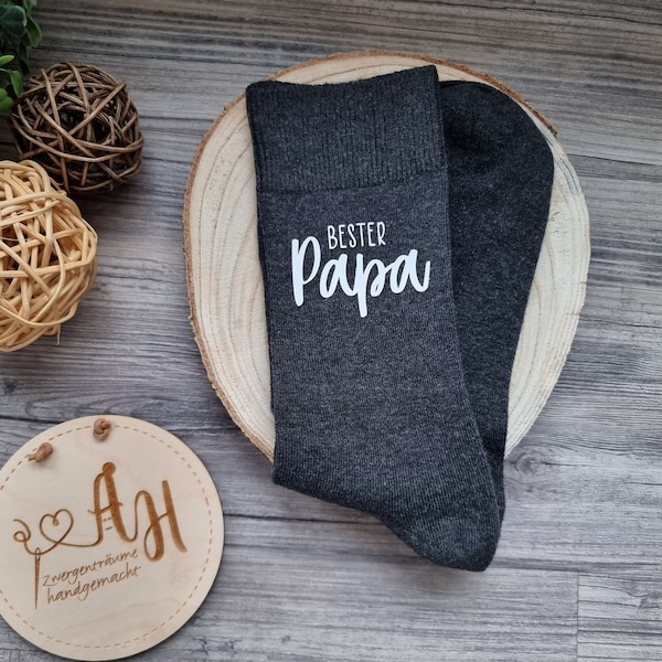 Socken personalisiert | mit Wunschtext | Geschenk | Papa, Opa, Trauzeuge, Bräutigam | Valentinstag | Getting Ready | Vatertag