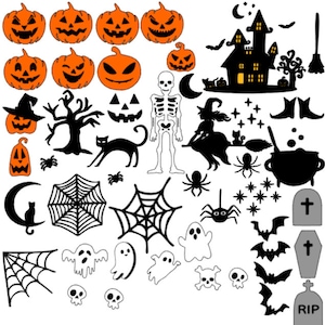 halloween SVG, Studio3 layered figures