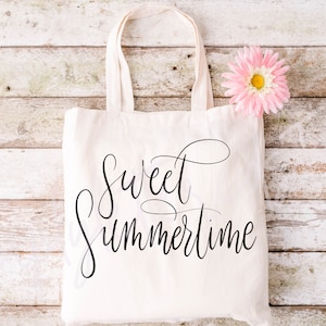 Sweet Summertime SVG | Sweet Summertime PNG | Sweet Summertime cut file | glowforge | silhouette | watermelon svg | summer font | handletter