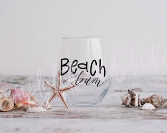 Beach Bum SVG | Beach PNG | Beach svg | Summer svg | summer png | beach life | beach digital files | silhouette beach file | glowforge file