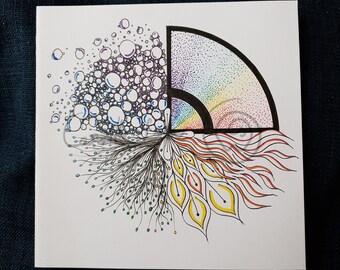 Mandala wish card