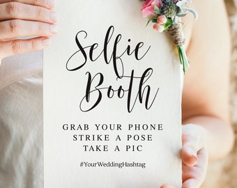 Selfie Booth, Grab Your Phone, Stike A Pose, Take A Pic, Wedding Signs, Selfie Station Sign, Wedding Prints, Wedding Signage, Digital Decor