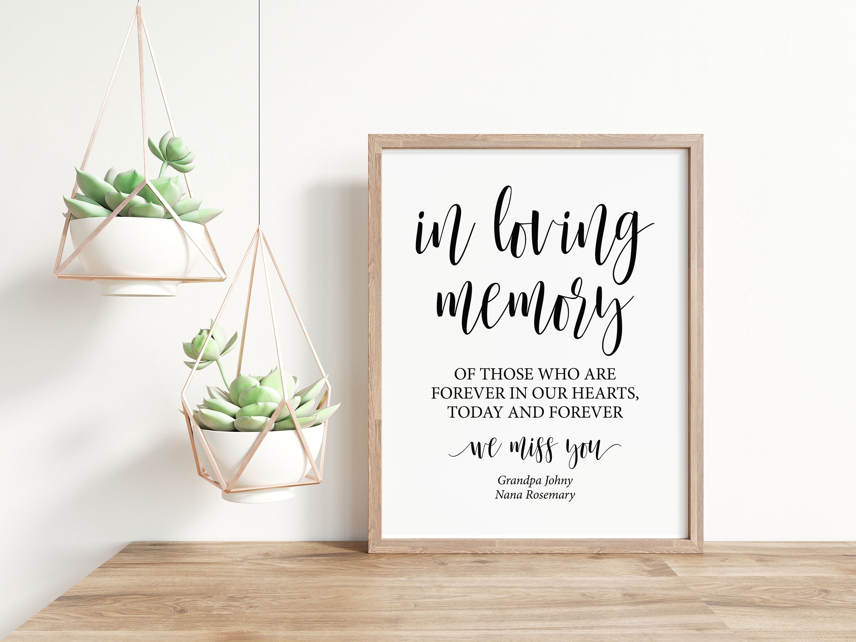 In Loving Memory of Those Who Are Forever in Our Hearts We - Etsy