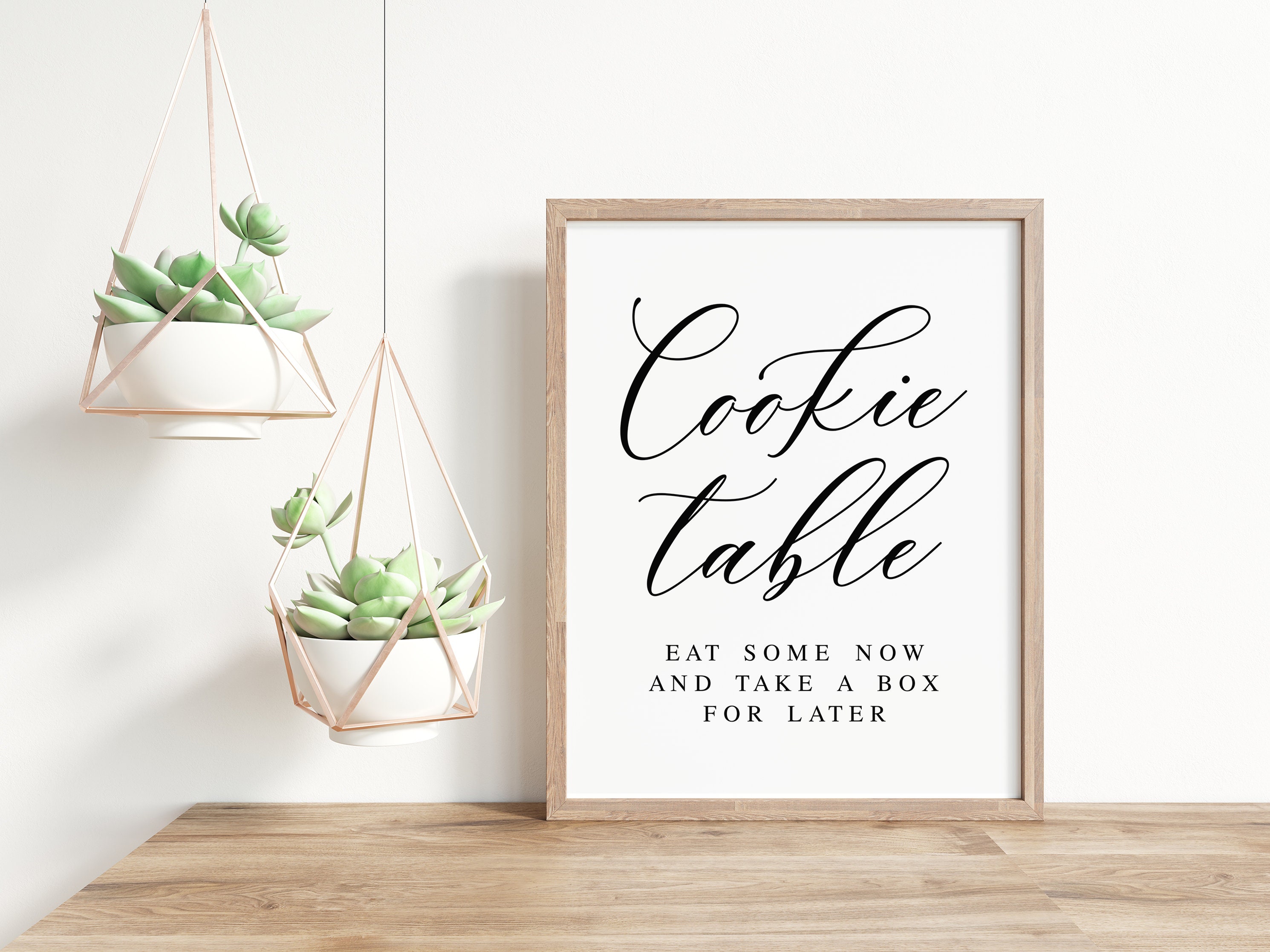 Your Sky Fan meeting サインクッキー save Wedding Cookie Table Sign: Eat Now, Box Later (digital Download