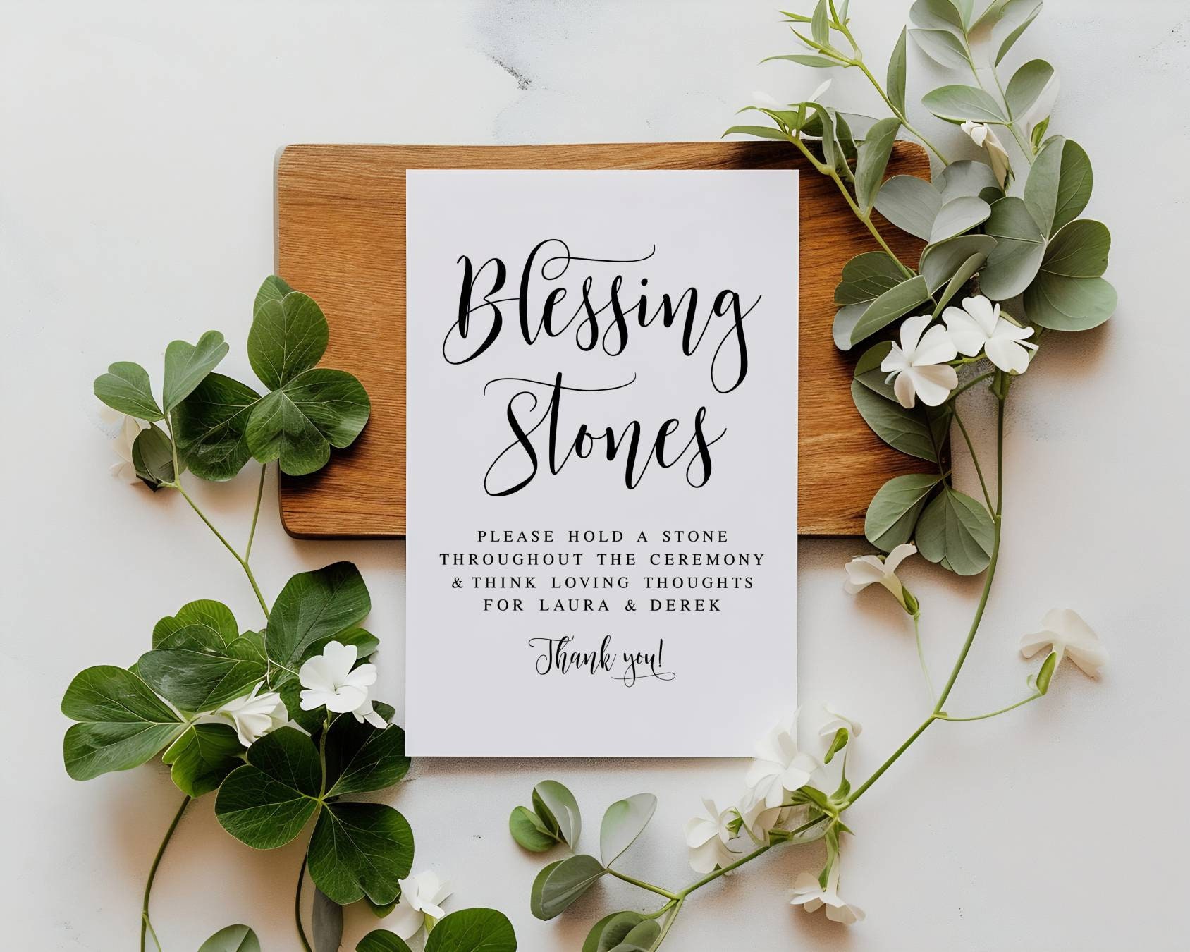Blessing stones wedding | Honestweddingadvice.com