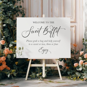 Wedding Dessert Bar Sign: Sweet Buffet Printable (PDF & JPG)