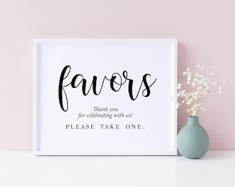 "Thank You For Coming" Wedding Sign - 8x11 Inch Cardboard Sign With Stand For Wedding, Bridal Shower, Anniversary Party