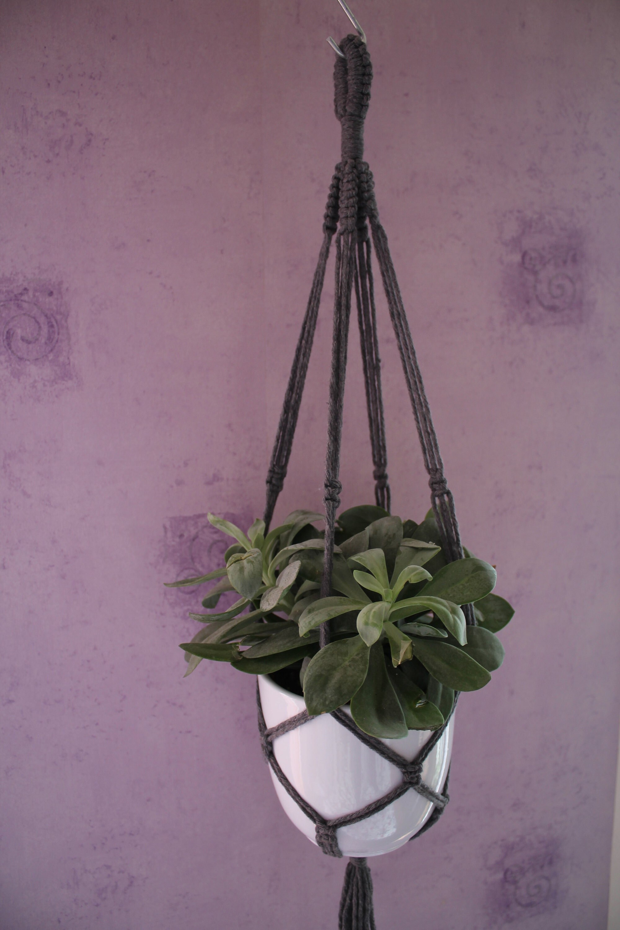 Suspension Florale Macramé -Petit-