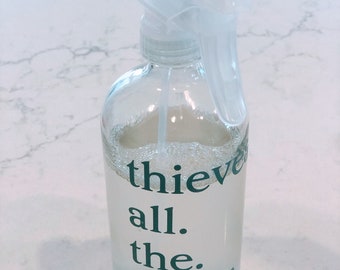 Vinyl Thieves Label // Cleaning Label // DIY // used with essential oils