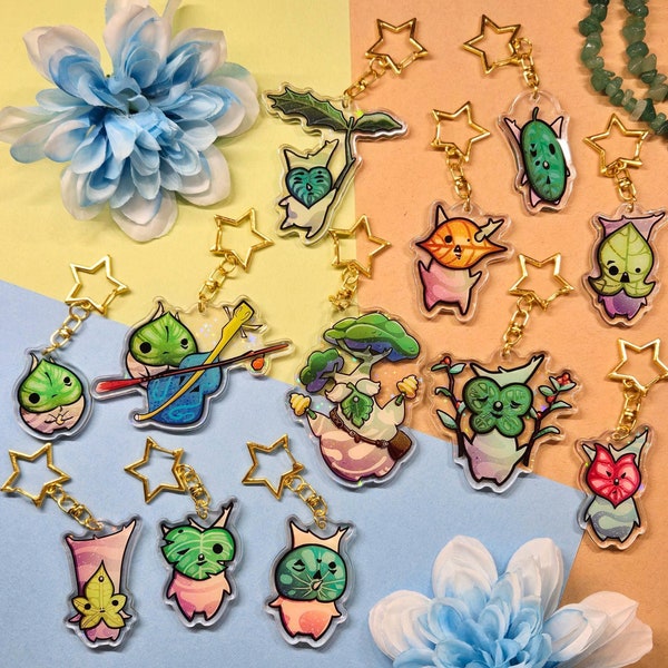 Korok Acrylic Charm Glitter Finish