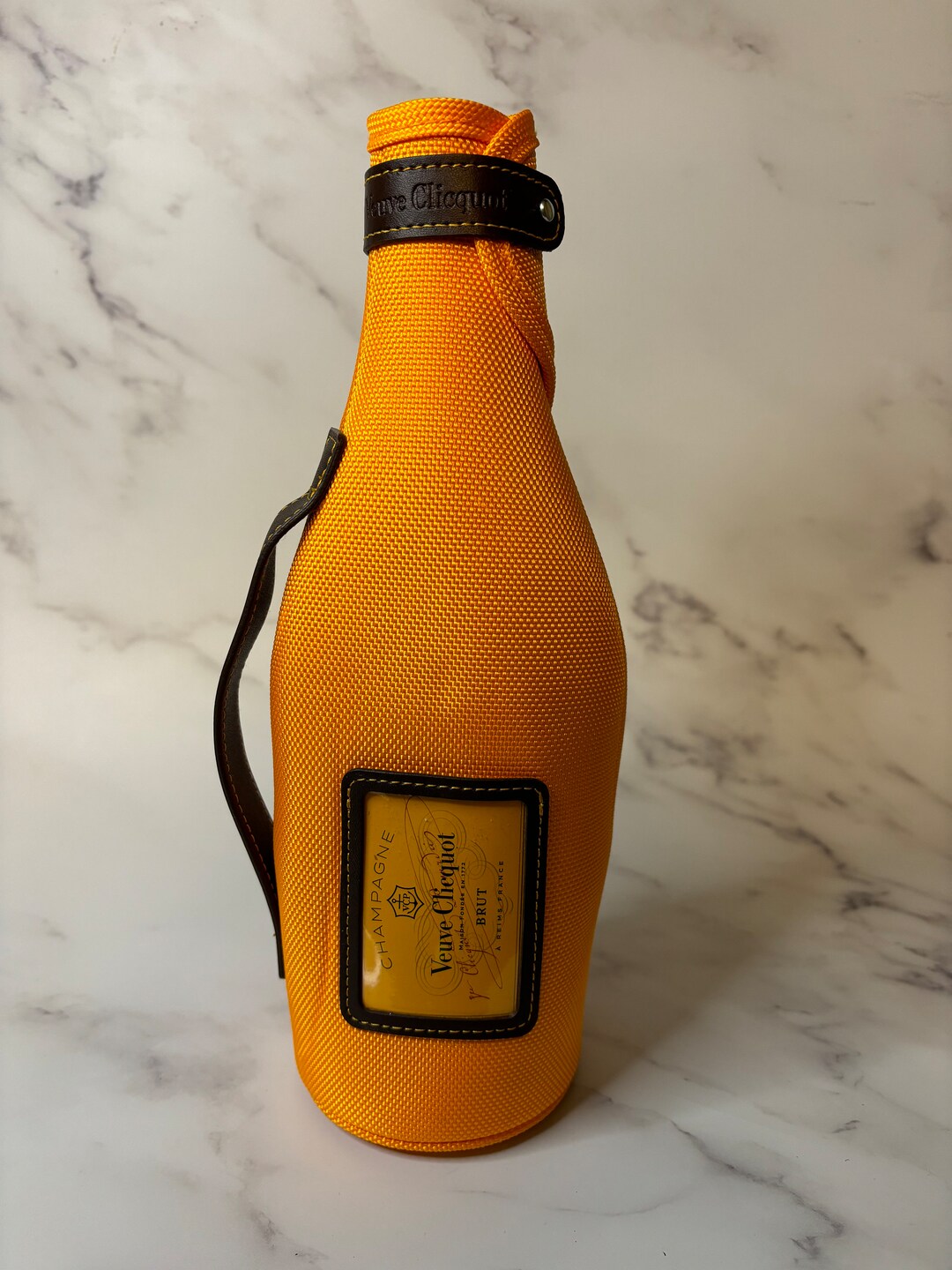 Veuve Clicquot Insulated Bottle Bag With Leather Trim Etsy