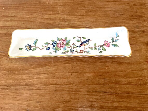 Floral Chine Jewelry Tray -Aynsley Pembroke Fine China
