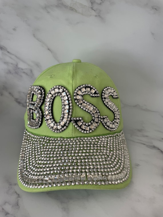 Rhinestone Boss Hat - image 2