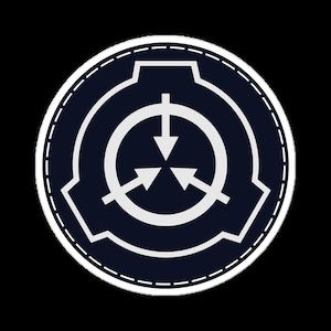 SCP Logo Blue Die Cut Sticker