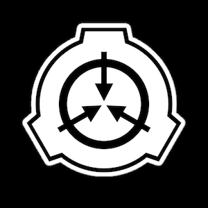 SCP Logo White 4 Inch Die-Cut Sticker
