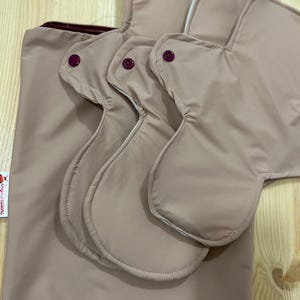 Waschbare Binden aus Bio-Baumwolle und Pul