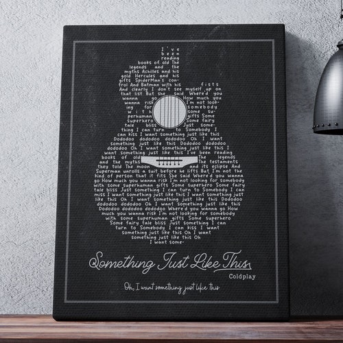 Music Wall Art Song Lyrics Print Music Poster Personalized Etsy