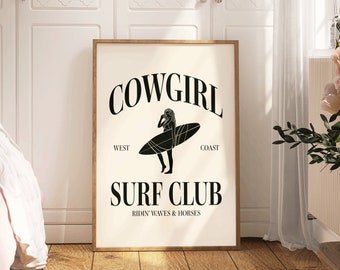 Beach Wall Print Coastal Cowgirl Room Decor AirBnB Beach Wall Decor Neutral Beach Poster Dorm Unframed Coastal Prints Wall Art Digital