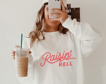 Country Sweatshirt Funny Western Crewneck Graphic Oversized Sweatshirt Funny Gift for Cowgirl Western Style Crewneck Gift for Her Western