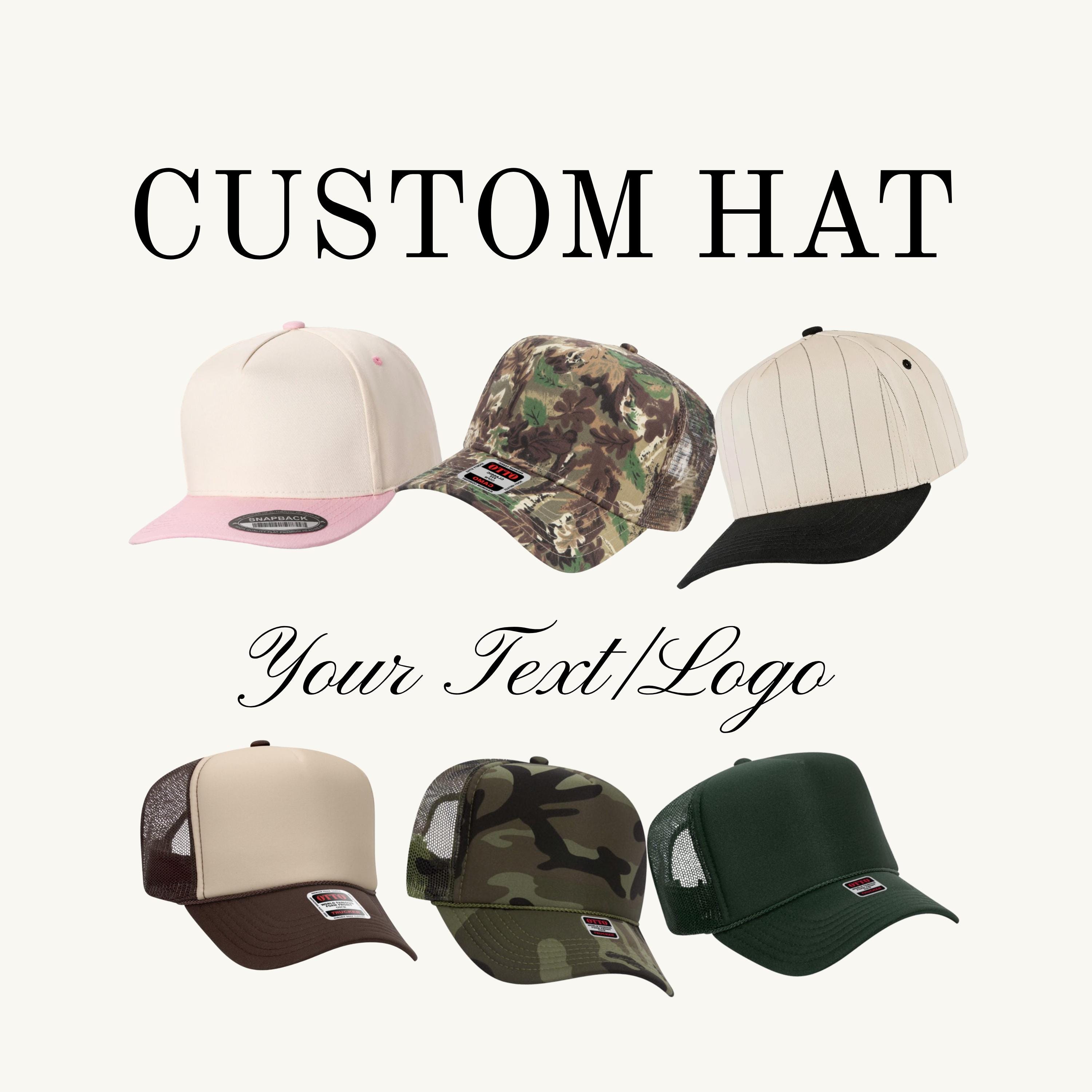 Custom Embroidered Trucker Hat Bulk Wedding Party Business Hat ...