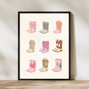Cowboy Boots And Western Hat, Rodeo Cowboy, Vector Illustration