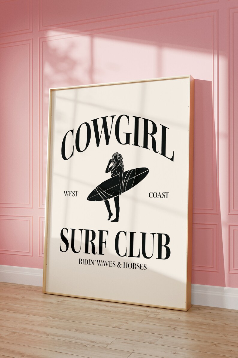 Beach Wall Print Coastal Cowgirl Room Decor AirBnB Beach Wall Decor Neutral Beach Poster Dorm Unframed Coastal Prints Wall Art Digital