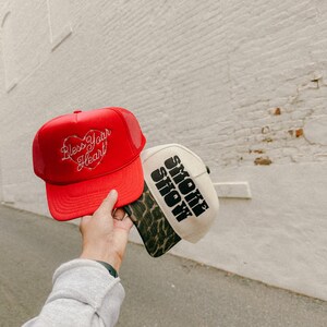 Bless Your Heart Trucker Hat Embroidered Red Western Trucker Hat Rodeo Country Concert Accessory Festival Cowgirl Hat Embroidered Trendy Hat