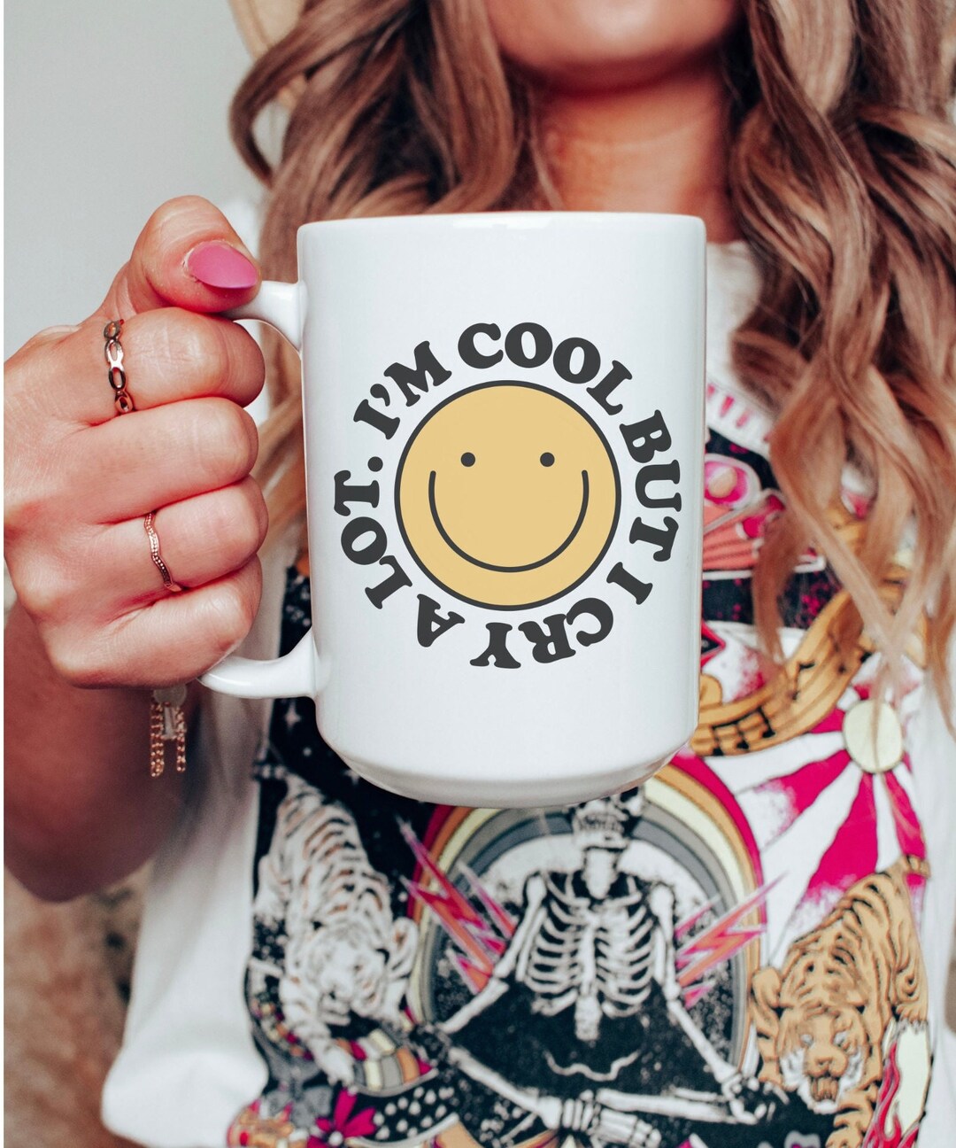 Funny Mental Health Mug for Friend Mental Health Gift Funny Anxiety Mug ...