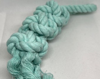 Hundespielzeug Baumwolle „Pastel Mint“