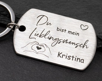 Geschenk Für Geschwister Lieblingsmensch Schlüsselanhänger Partnerset Aus Holz - Modell Schwestern Geschenk Geschwister