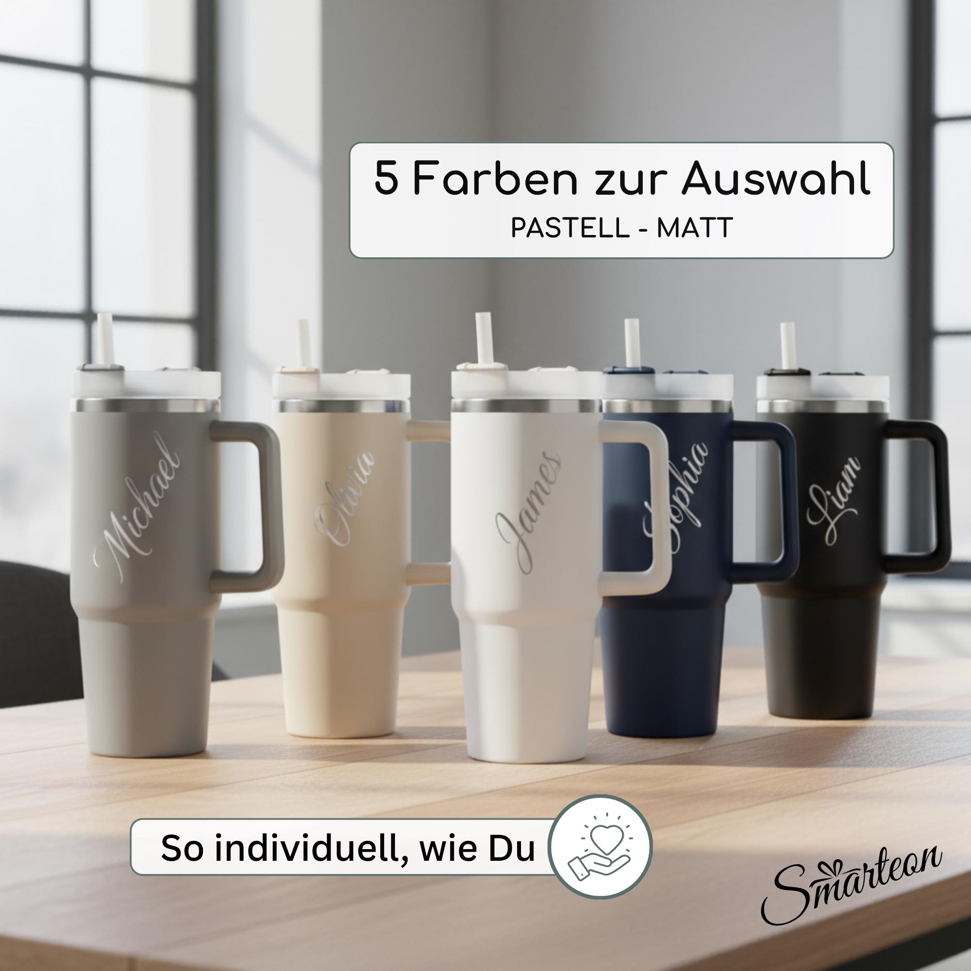 Edelstahlbecher mit deckel