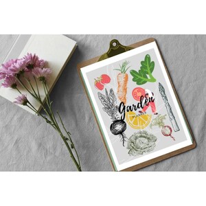 Simple Printable Garden Planner