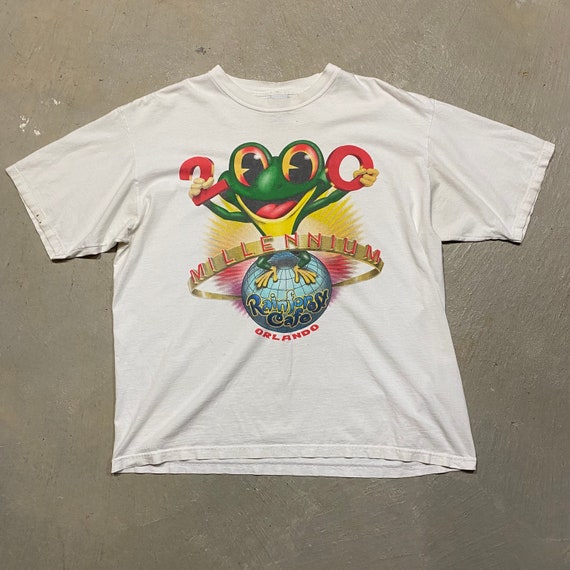 Rainforest Cafe Tshirt White Etsy