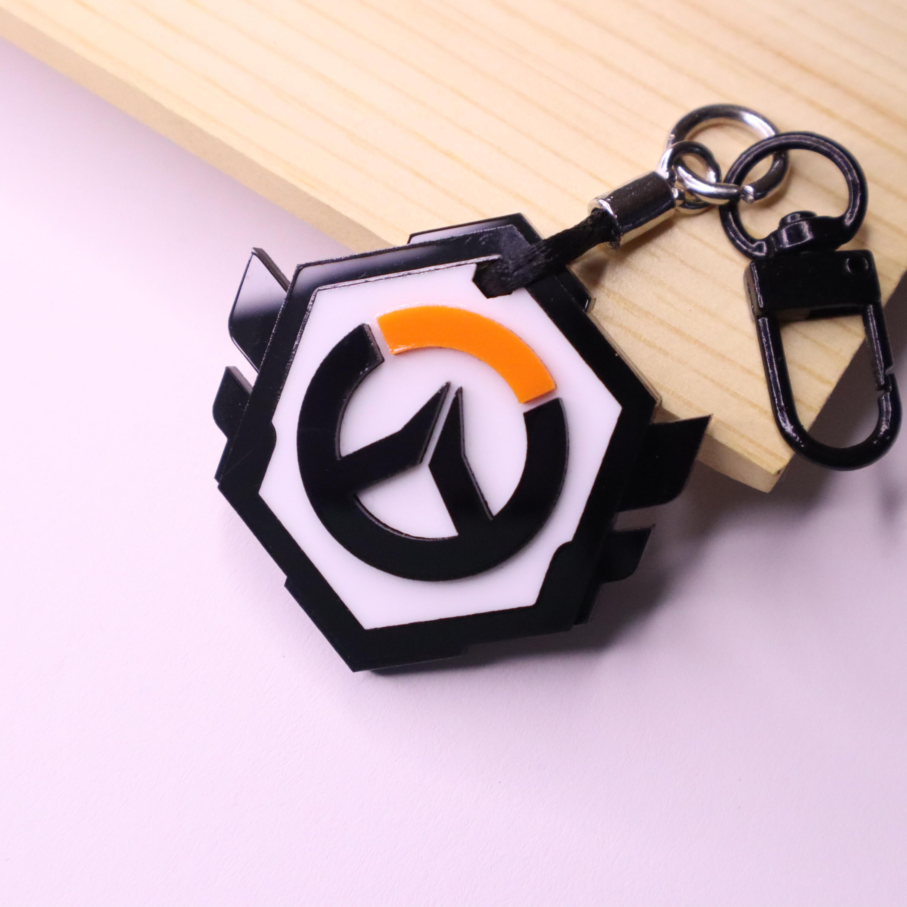 Overwatch OWCS Weapon Charm Keychain | Acrylic Laser Cut Blizzard