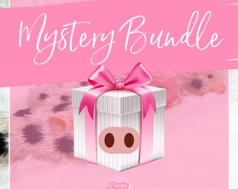 Silicone Piglet Accessory Mystery Bundle | Surprise Assortment for Dollhouse Delights