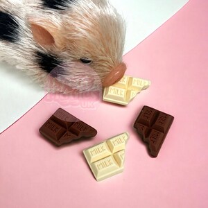 Mini Chocolate Bar Treat for Silicone Piglet Doll | Adorable Sweet Indulgence Dollhouse Doll Miniature Accessory