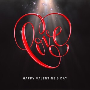 Biglietto di auguri per il giorno di San Valentino, San Valentine's day. Fai un regalo alla persona che ami, con questo prodotto digitale.