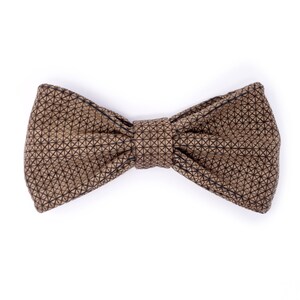 Flexible wooden bow tie walnut - wooden bow tie for wedding, gift for groom and groomsmen