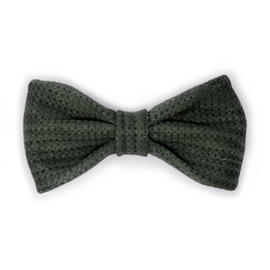 Flexible wooden bow tie green - wooden bow tie for wedding, gift for groom and groomsmen