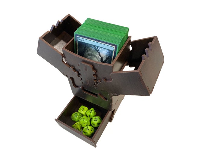 Leather Deck Box Etsy