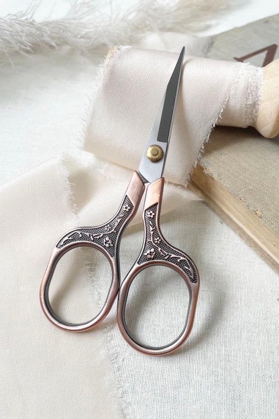 Multi-purpose Embroidery Scissors Plated 5 Inch Small Fabric