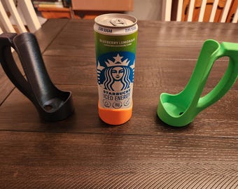 Skinny can holder with handle- multiple colors