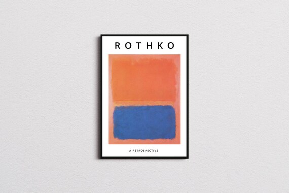 Rothko  Rothko Poster  Rothko Painting  Rothko Print  Wall - Etsy UK