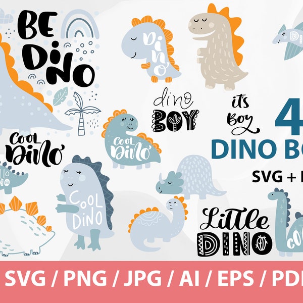 Dinosaur Clipart, Dino PNG, Baby Dino Clip Art, Nursery Dinosaurs, Water Color Dinosaur PNG,Dino svg, Little boy svg, boy shirt svg,