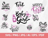 Baby Quote SVG - Baby Newborn svg, Newborn SVG, daddy's girl, litle mama queen, baby girl svg, baby t-shirt quotes, baby shower, Baby Boy
