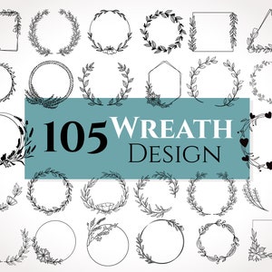 Conception de couronne - couronne svg, svg cercle, couronne de fleurs, svg couronne de mariage, couronne monogramme svg, cadre cercle, couronne de fleurs svg, koozie