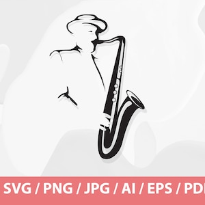 Le logo Jazz SVG est parfait pour la promotion de tous les événements de musique jazz, fêtes de musique jazz, festivals de musique jazz ou tout ce que vous voulez!