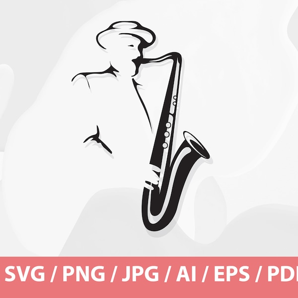 Le logo Jazz SVG est parfait pour la promotion de tous les événements de musique jazz, fêtes de musique jazz, festivals de musique jazz ou tout ce que vous voulez!