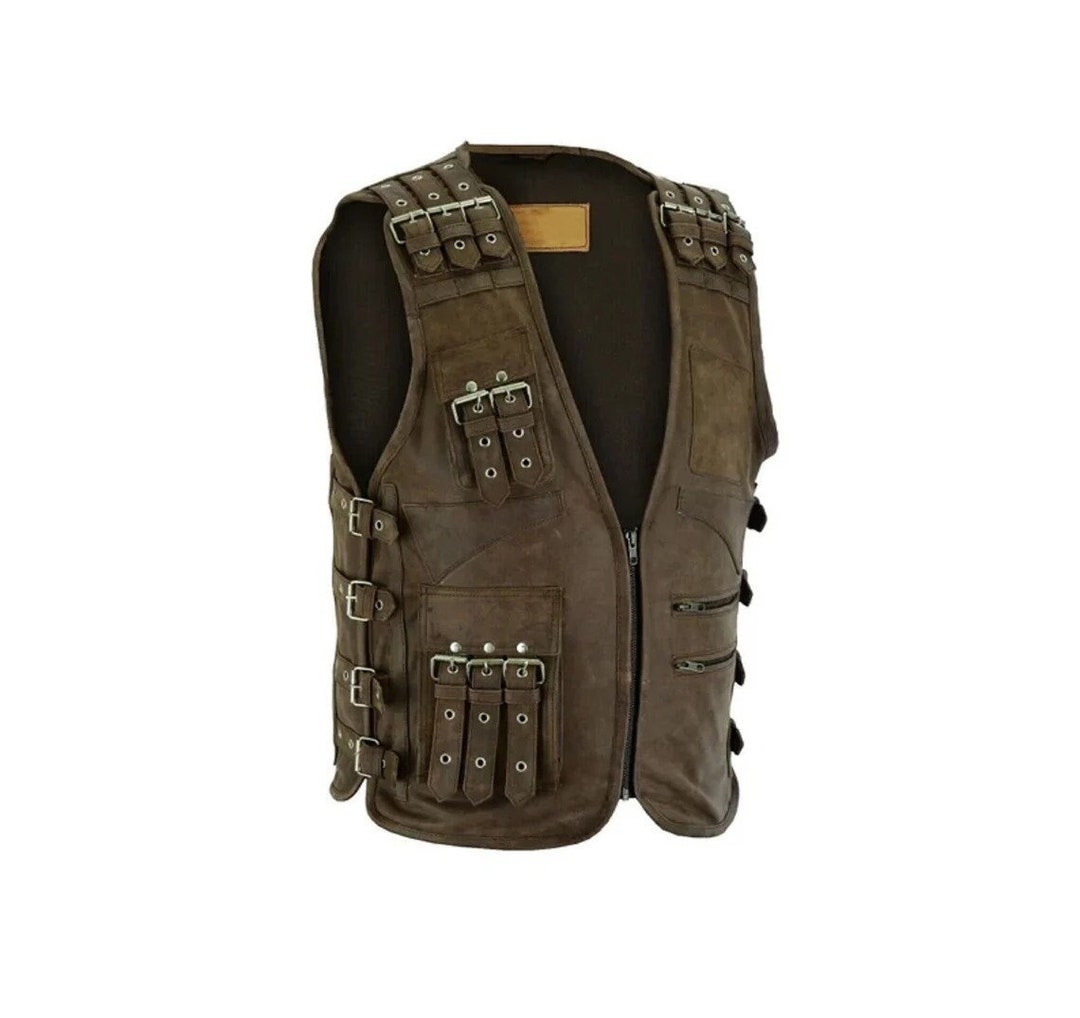 New Mens Motorcycle Vest Racing Vest Biker Vest Leather Etsy